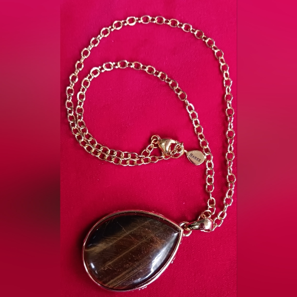 Barse Tiger Eye large necklace
